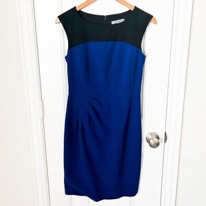 Classiques Entier Color Block Blue Black Dress Size 2